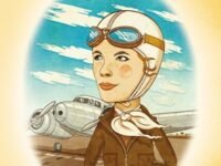 Amelia Earhart: Courage In The Sky (Women Of Our Time)