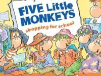 Five Little Monkeys Shopping For School Board Book