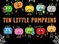 Ten Little Pumpkins:the Perfect Picture Book For Halloween