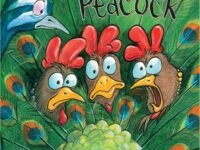Three Hens And A Peacock