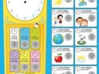 Tell The Time: Magnetic Wall Chart (34 Magnets)