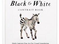 Baby's Black And White Contrast Book:High-Contrast Art For Visual Stimulation At Tummy Time